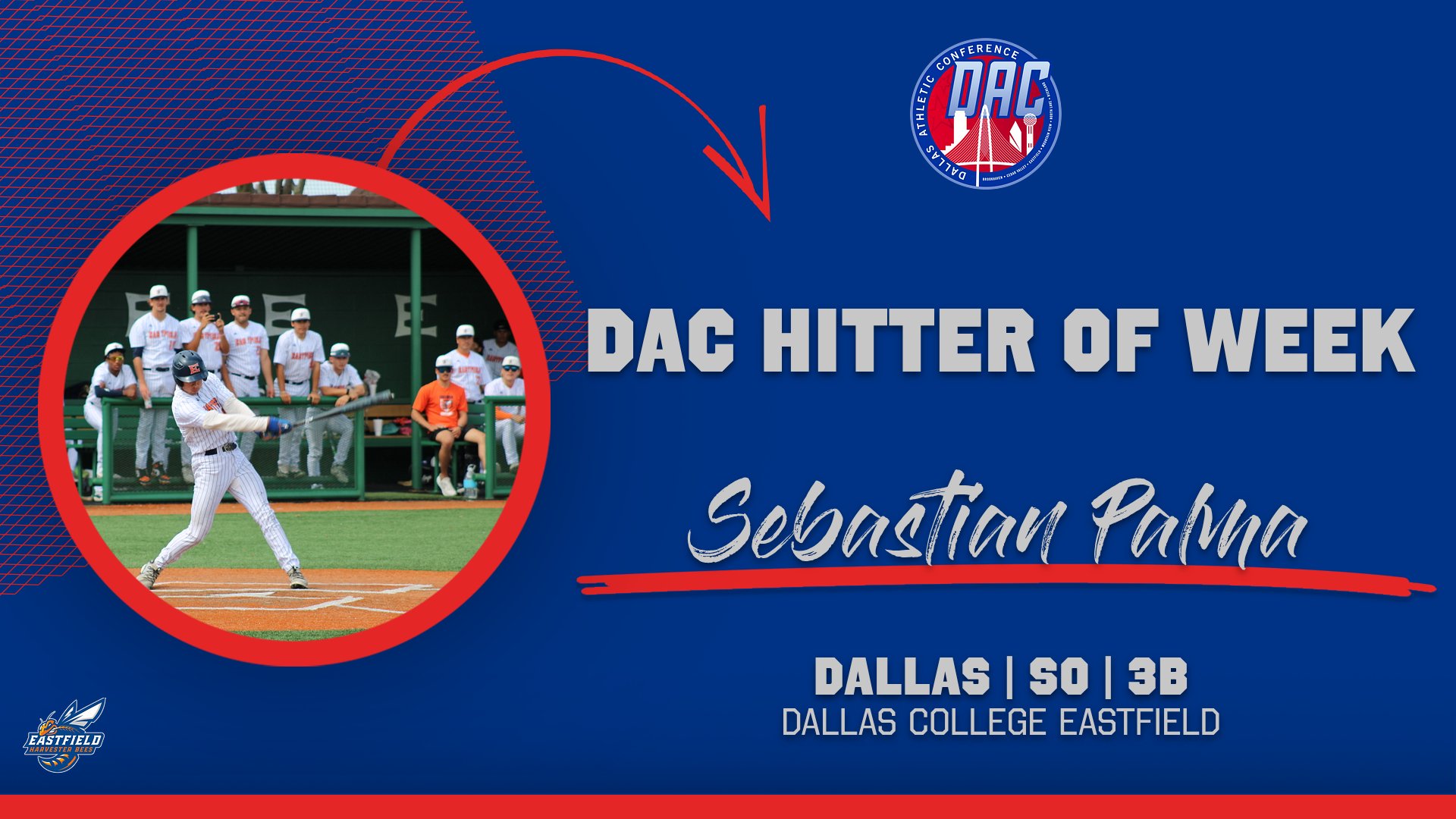 Palma Pounds Way to 5th DAC Hitter of Week