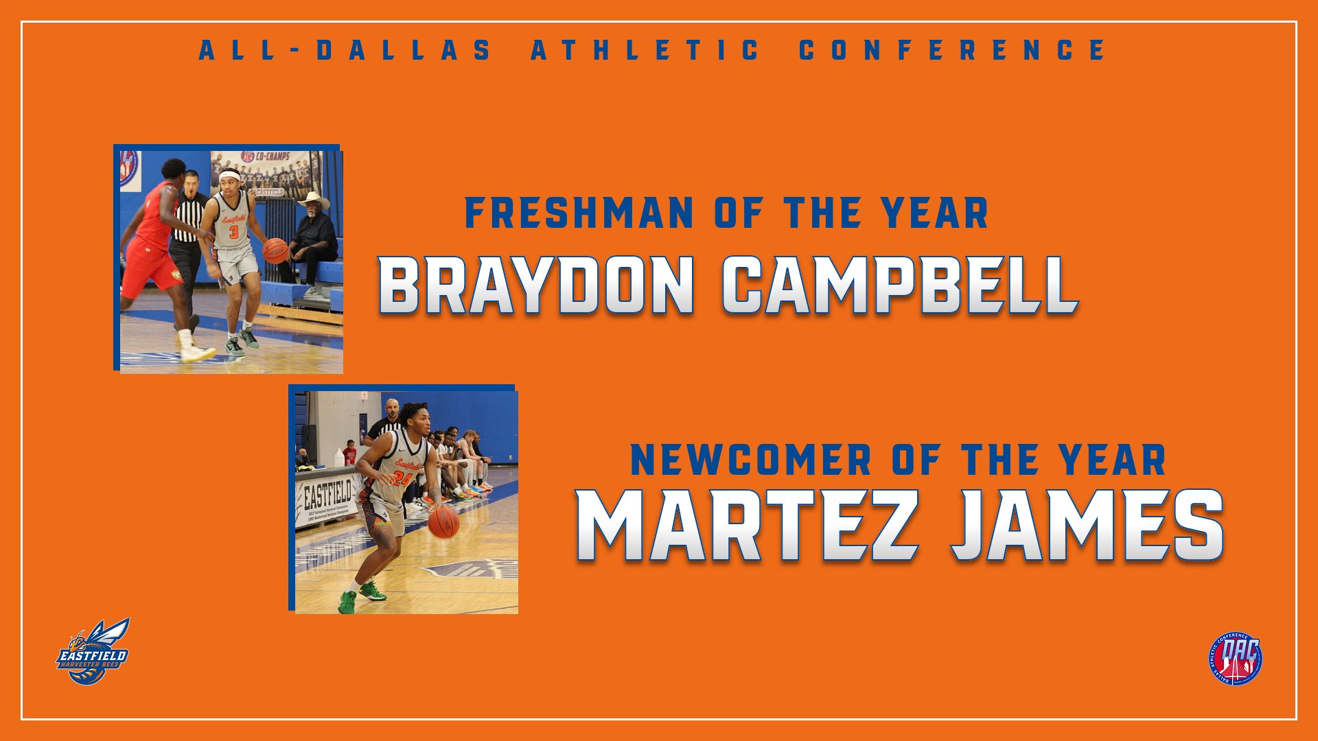 Campbell, James Voted DAC's Top New Pair