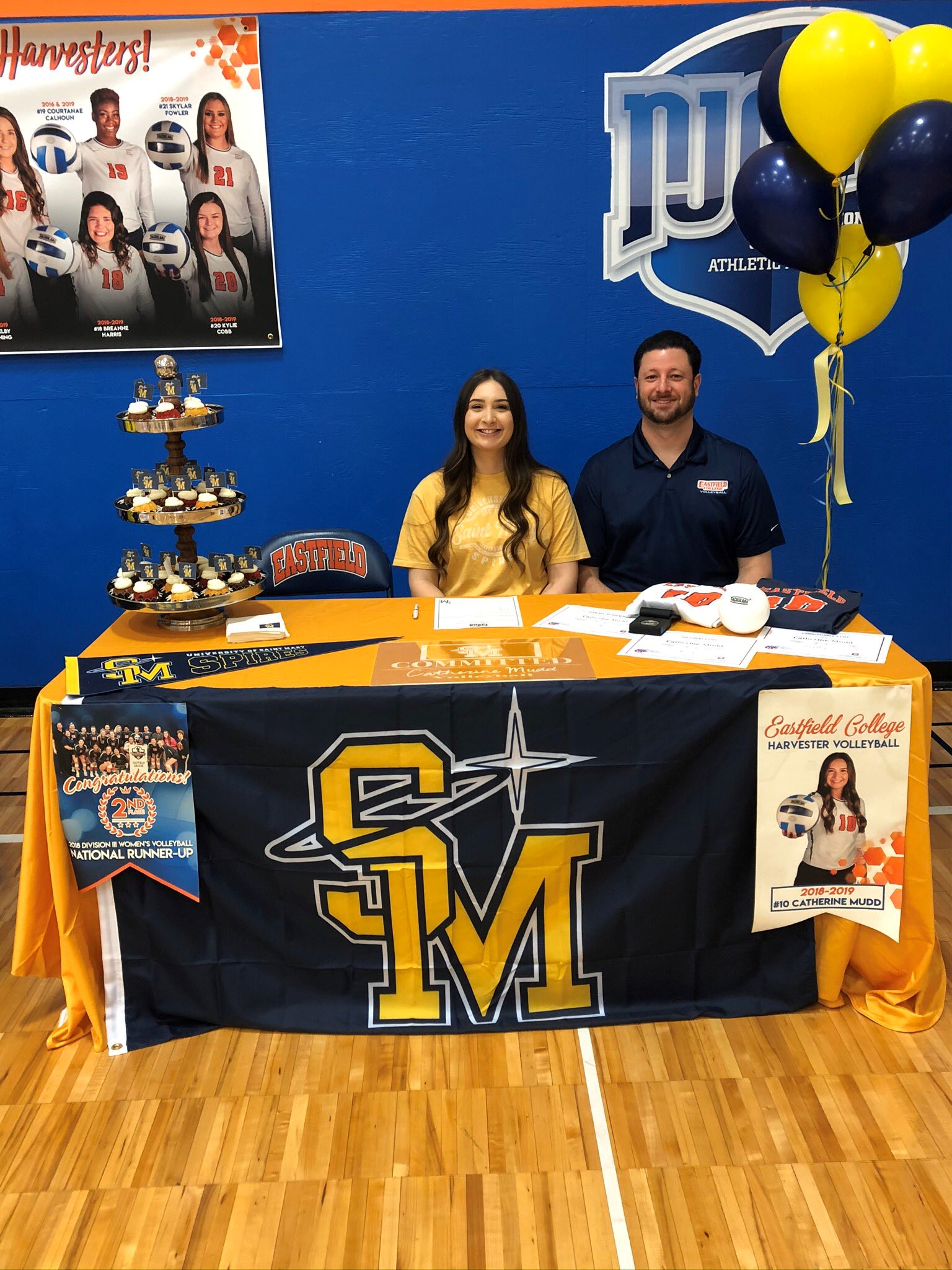 Dallas College Eastfield volleyball player signed with the University of Saint Mary in Kansas following two years with the Harvester Bees in 2018-19. She and head coach Brandon Crisp were named to Lamar University's volleyball coaching staff in 2022.