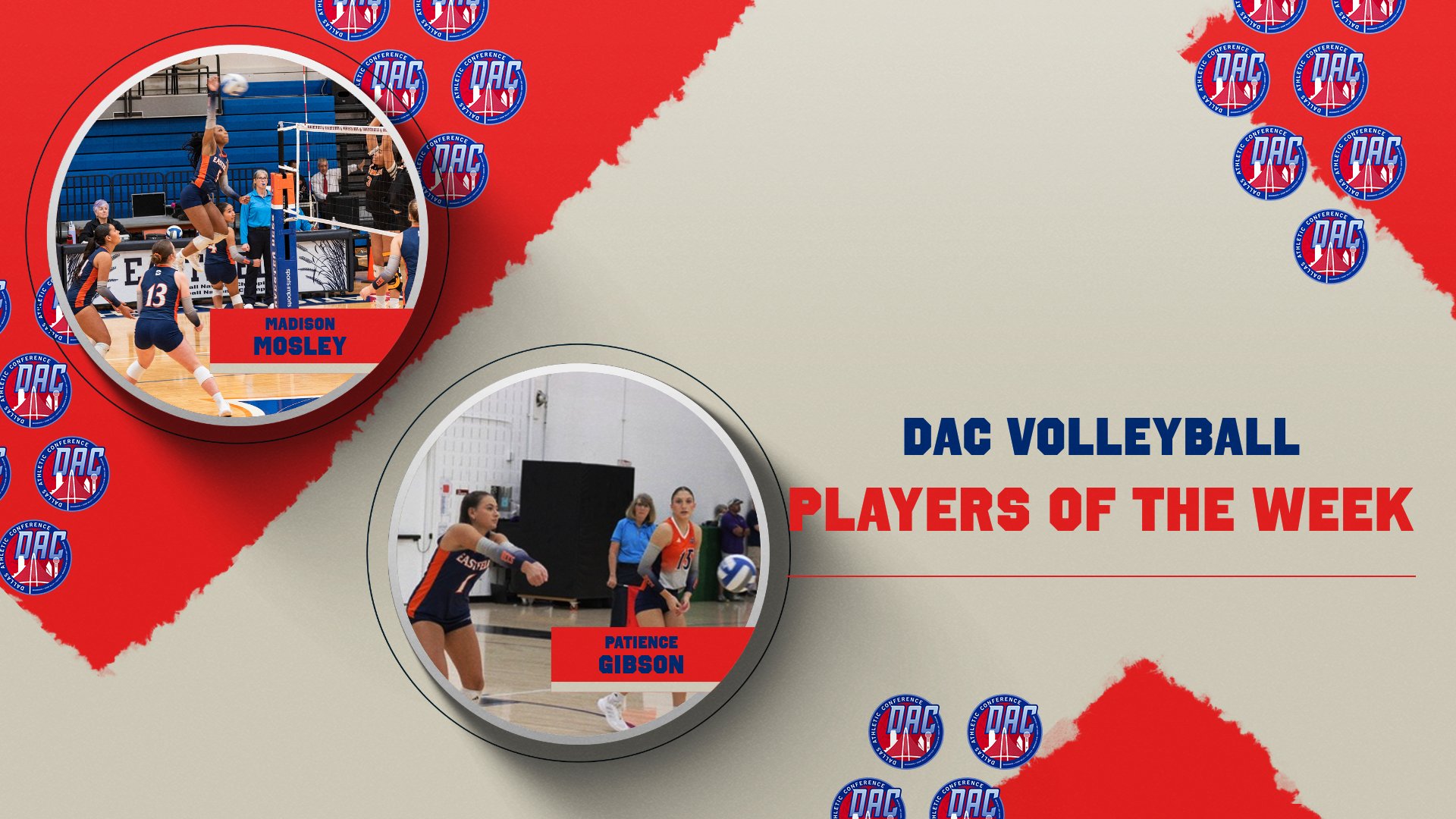 Mosley, Gibson Collect Final DAC Players of Week